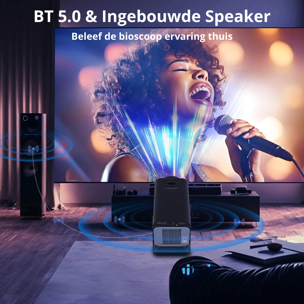 Biemz™ Pro - 180° Draagbare Projector met WiFi