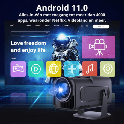 Biemz™ Pro - 180° Draagbare Projector met WiFi