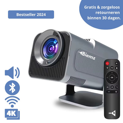 Biemz™ Pro Special Edition - 180° Draagbare Projector met WiFi