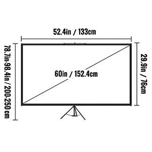 Biemz™ - Statief Projector Screen