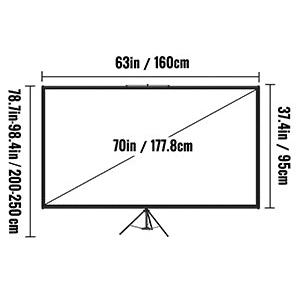 Biemz™ - Statief Projector Screen