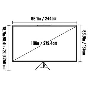 Biemz™ - Statief Projector Screen